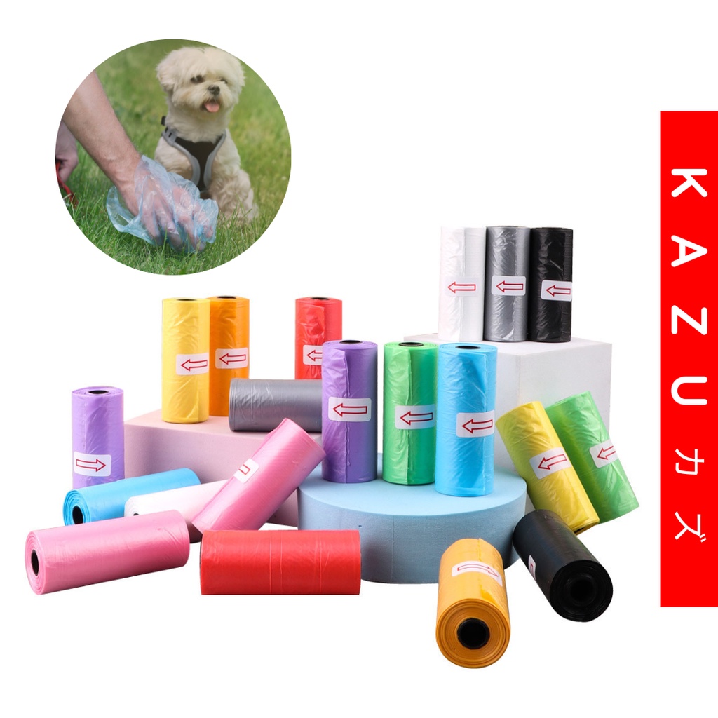 KAZU KHC108 Plastik Refill Sampah Mini Disposable Dispenser Poop Bag