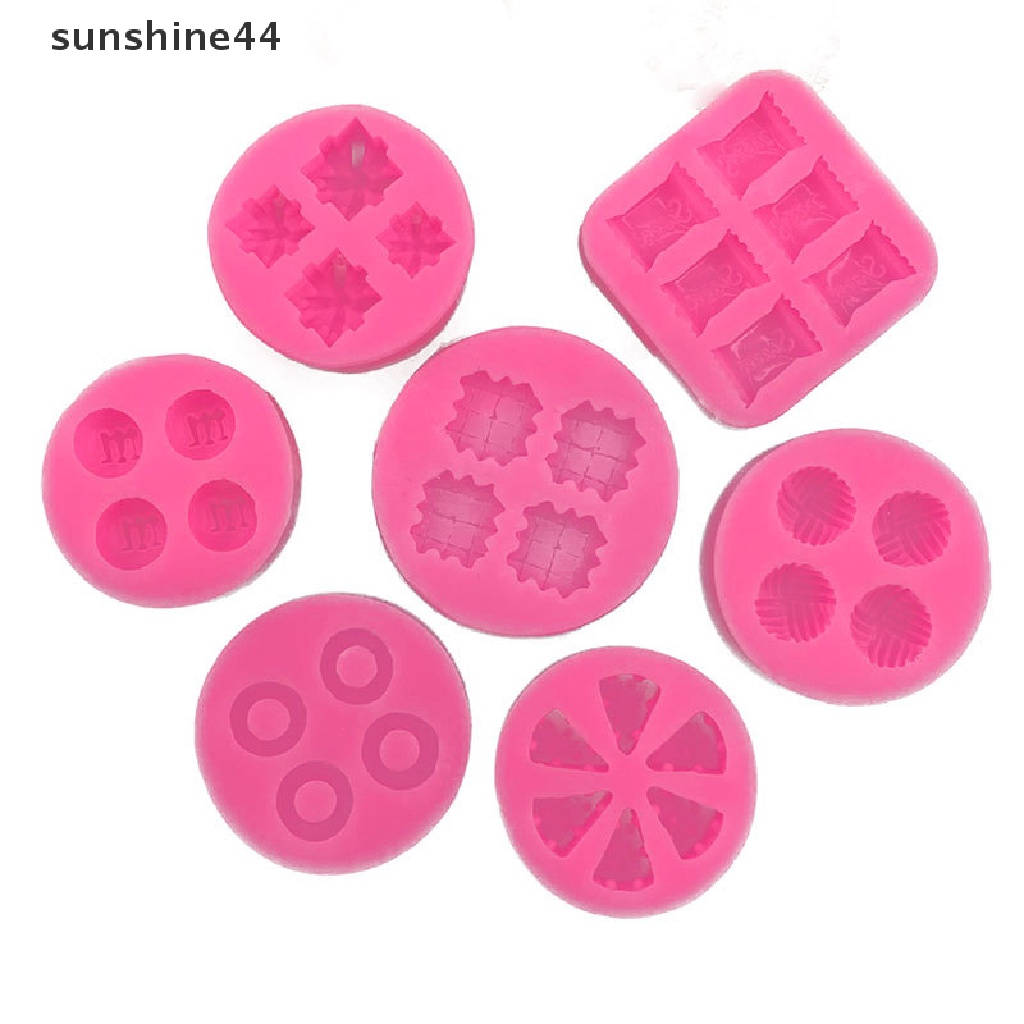 Sunshine 1Pc Cetakan Bentuk Makanan Kue Kering Cokelat Cake Decorag Tools Cetakan Silikon Lembut.