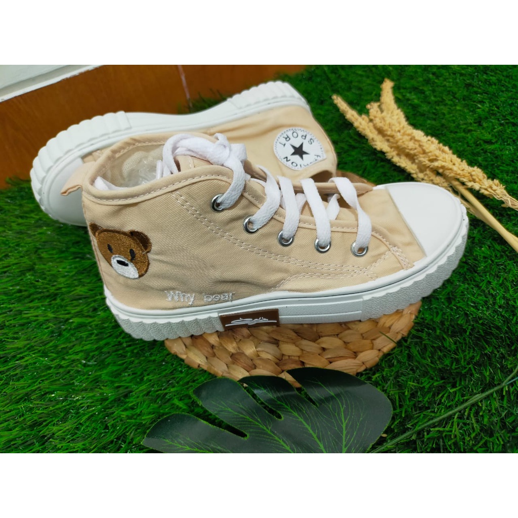 Sepatu Sneakers Wanita Kanvas Why Bear Import