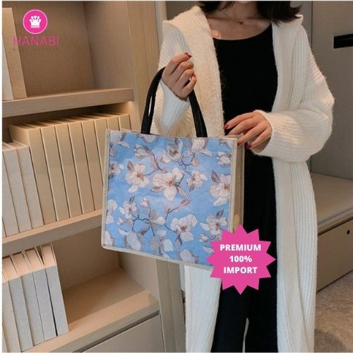 HANABI-tas totebag FIZA BAG tas wanita tas jalanjalan tas import