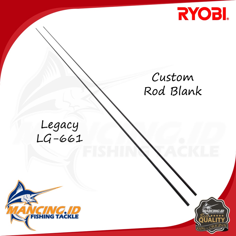 Ryobi LEGACY Custom Rod Blank Joran Pancing Laut Carbon Hollow