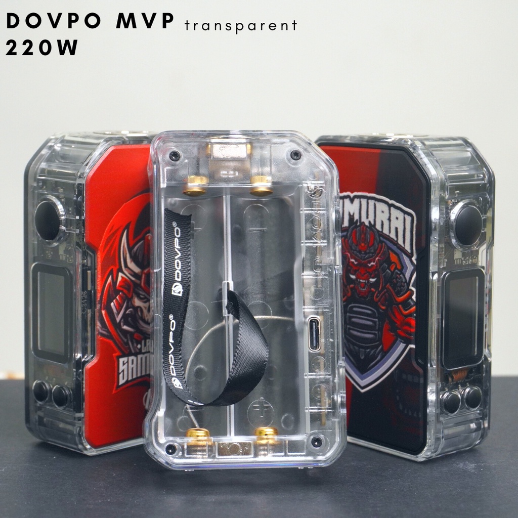 Mod Vape Vapor Dovpo MVP 2023 Clear Edition 220W Authentic By Dovpo