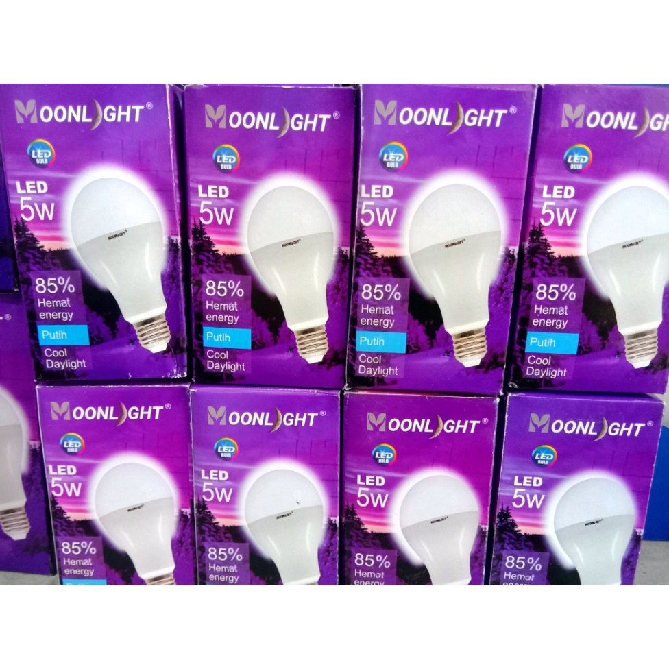 LAMPU LED MOONLIGHT 5W PUTIH