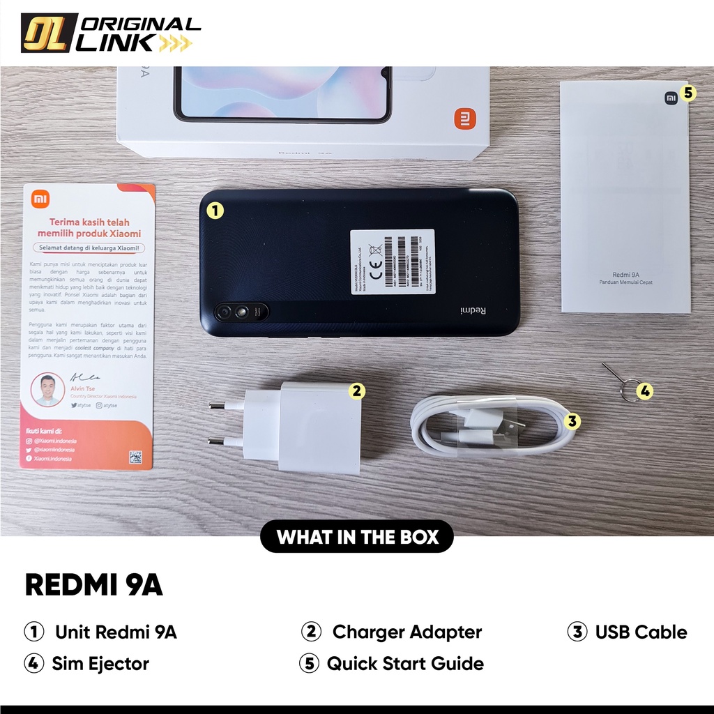 Xiaomi Redmi 9A 2/32 3/32 RAM 2 3 GB ROM 32 Smartphone Android Original Garansi Murah