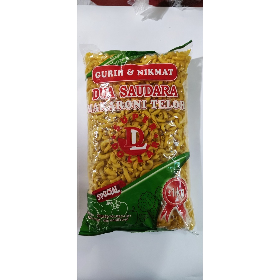 

Makaroni Telor Dua Saudara - 1kg