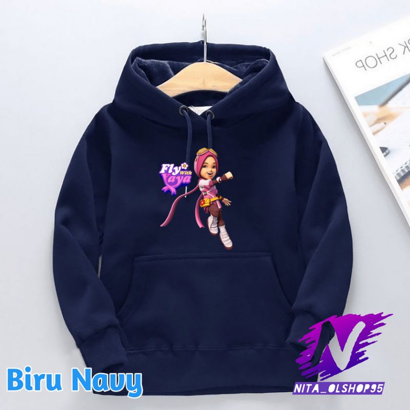 sweater hoodie anak fly with yaya