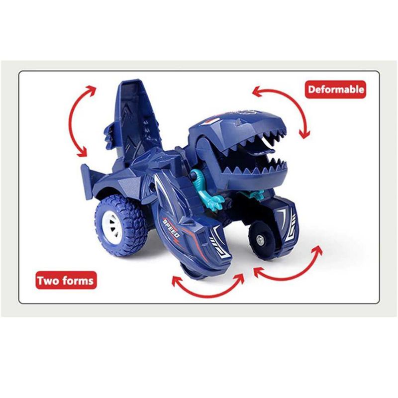 HoneyPo Mainan Mobil Berubah Bentuk Transforming Dinosaur Car