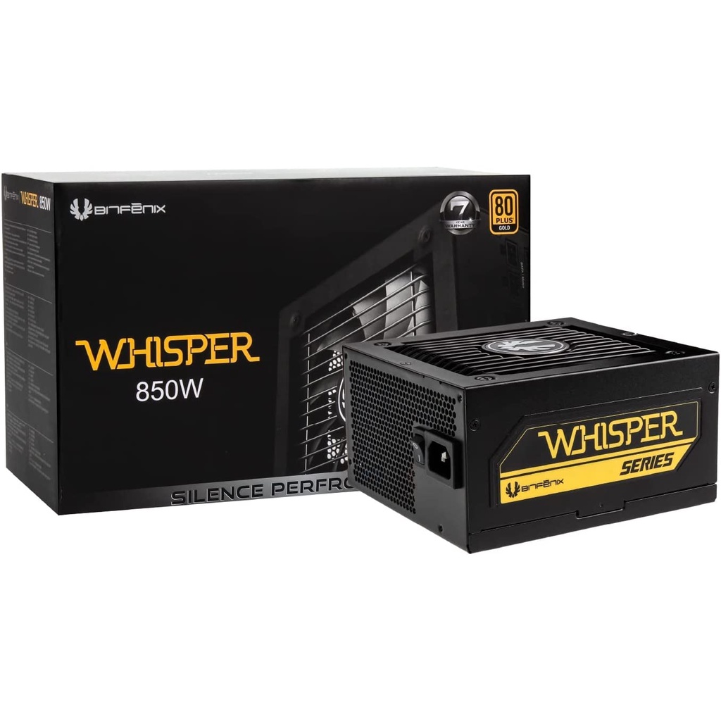 Power Supply BITFENIX Whisper 650W 750W 850W Watt Gold ( Modular )