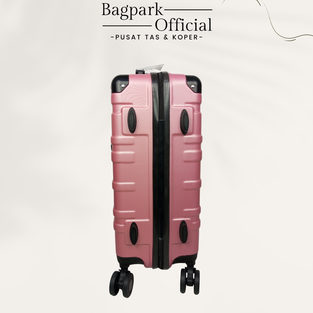 BAGPARK Koper Fiber Polo Just 24 Inch Koper 20 Inch ABS TEBAL  / Koper Botol Koper 3 In 1 Botol Kaitan Depan Dan Siku Batok  / Koper Cabin / Koper Bagasi Size / Koper Polo Murah Koper Import / Koper Murah