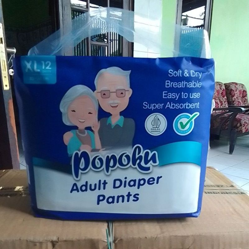 popoku popok dewasa tipe celana XL isi 12 pcs