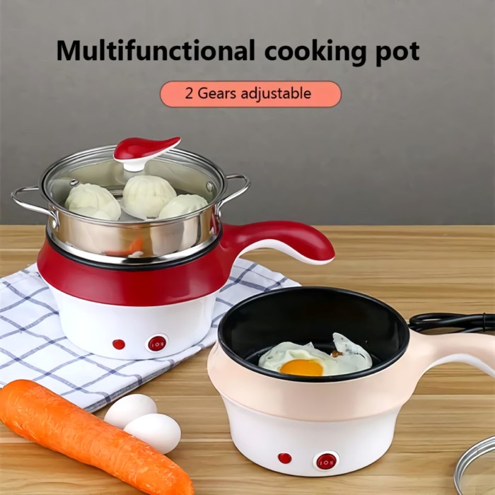 panci listrik PANCI ELEKTRIK MULTIFUNGSI SERBAGUNA MASAK COOKER - 100206 - 100206PINK(J0A3) Panci Li