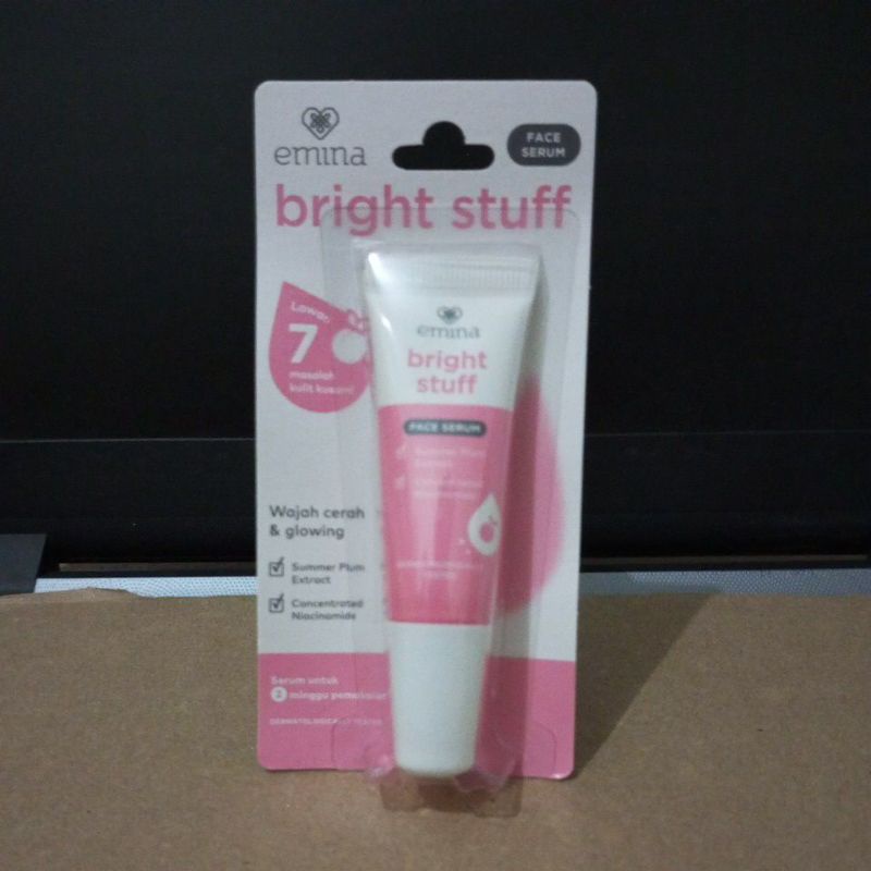 PAKET EMINA Bright Stuff for Acne Prone Skin isi 7 Komplit Original 100%