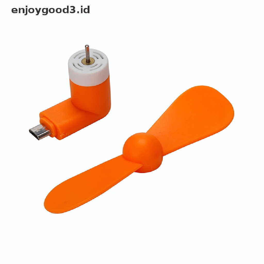 [Rready Stock] Kipas Angin Mini Portable Super Mute USB Cooler Pendingin Untuk Hp Android Hot Sale (ID)