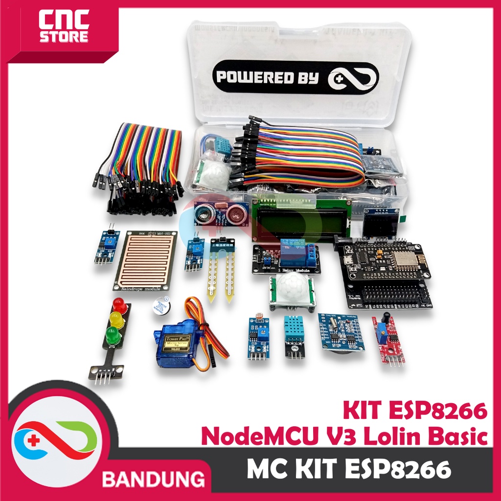 MC KIT ESP8266 NODEMCU V3 LOLIN BASIC IoT KIT PEMBELAJARAN