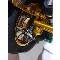 swing arm nmax plus frameslinder jalu pelindung knalpot full cnc fastbikes yamaha aerox 155 arem pnp Aerox dan Lexi