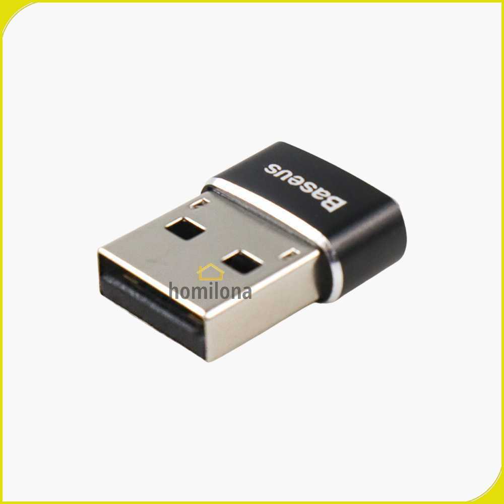Baseus USB Type C Female to USB Adapter - CAAOTG-01 - Black