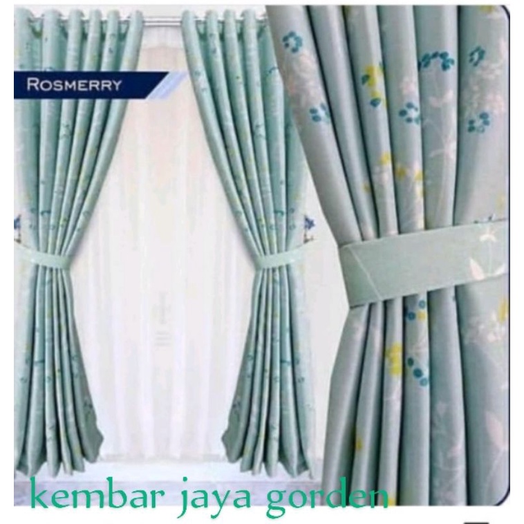 GORDEN BLACKOUT BLAZER ROSE MARY HIJAU TOSKA DAN PEACH 12 RING 6GELEMBUNG