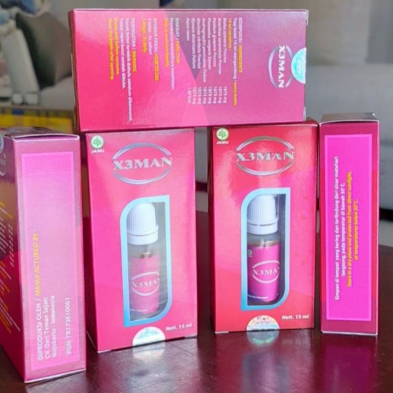 X3MAN/EKSTRIMEN JAMU TETES HERBAL (oleh Bapak Bayu Diningrat)