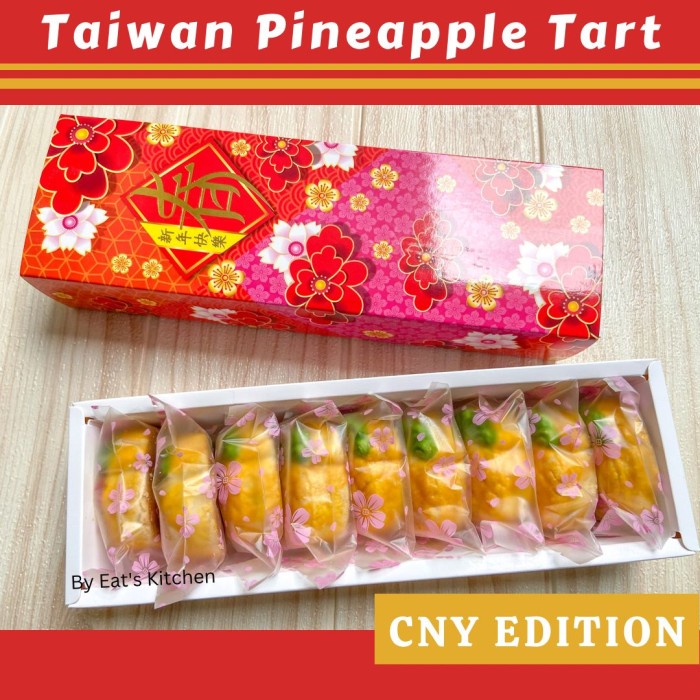 TAIWAN PINNEAPPLE TART / KUE NASTAR / NASTAR TAIWAN (9PC)