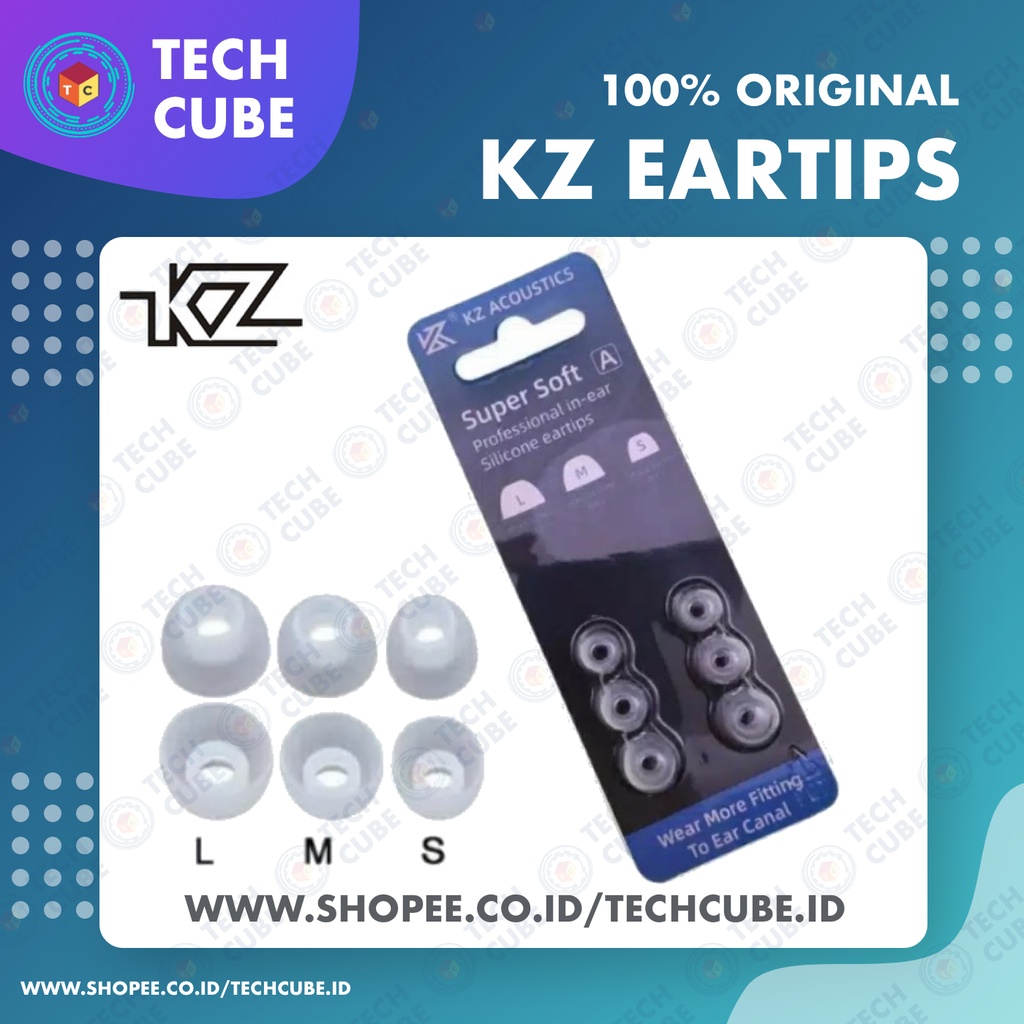 KZ Silicone Eartips Silikon Silicon Soft Ear Tips Eartip 3 Size SML for KZ EDX ZSN ZEX PRO ESX CCA CRA CRA+