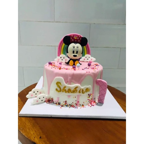 

kue ulang tahun Minnie/kue ulang tahun karakter/ kue ulang tahun