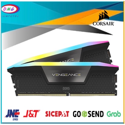 CORSAIR VENGEANCE RGB 32GB (2x16GB) DDR5 DRAM 5200MHz C40