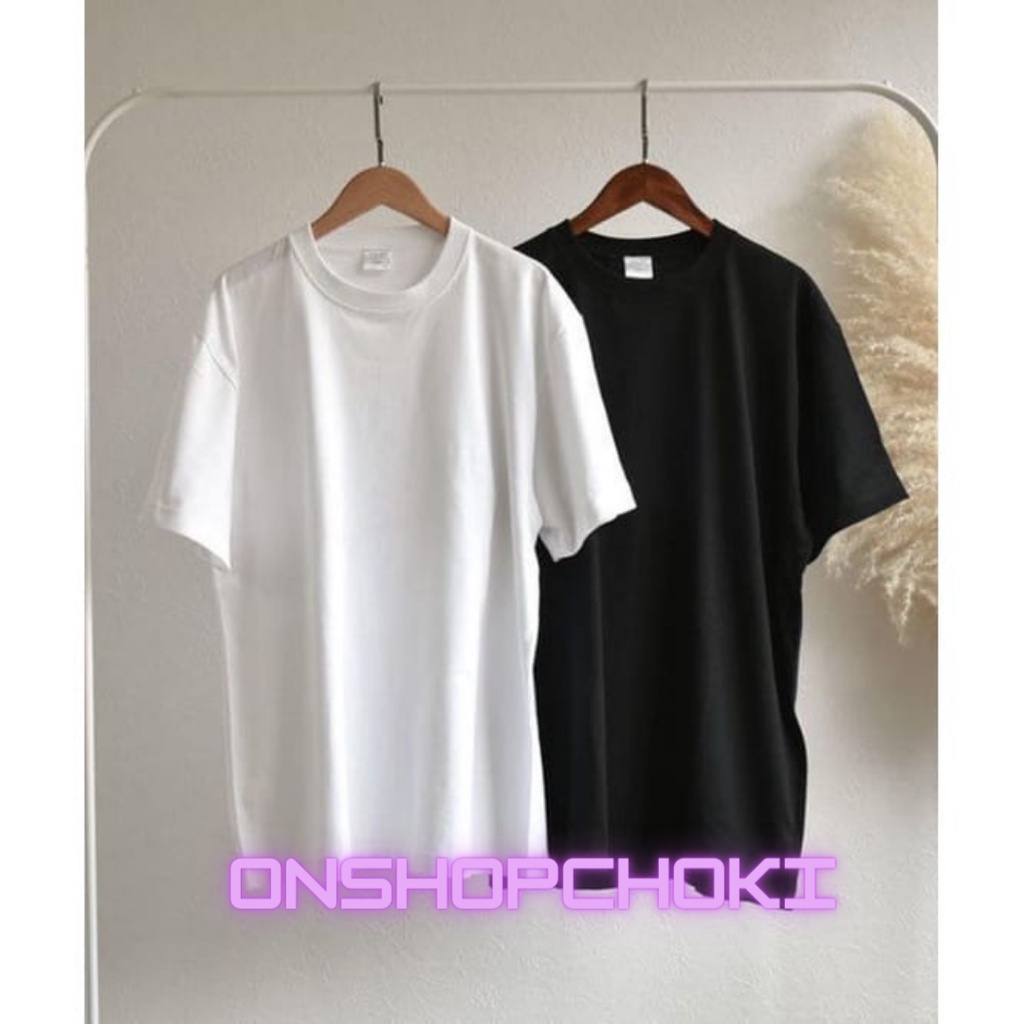 KAOS POLOS OBLONG DEWASA CEWEK COWOK LENGAN PENDEK PREMIUM