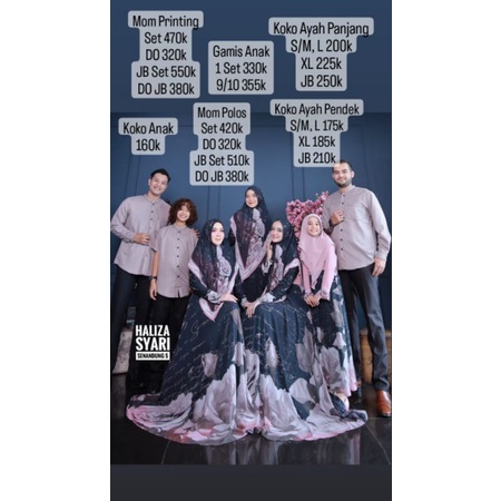 HALIZA SYARI SENANDUNG CINTA 5 SET FAMILY