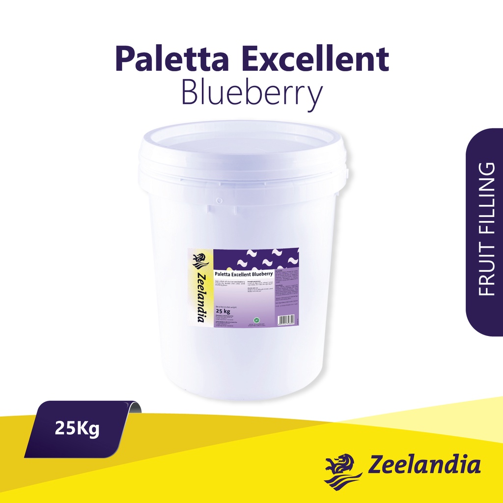

Paletta Excellent Blueberry 25 Kg - Zeelandia - Selai - Filling