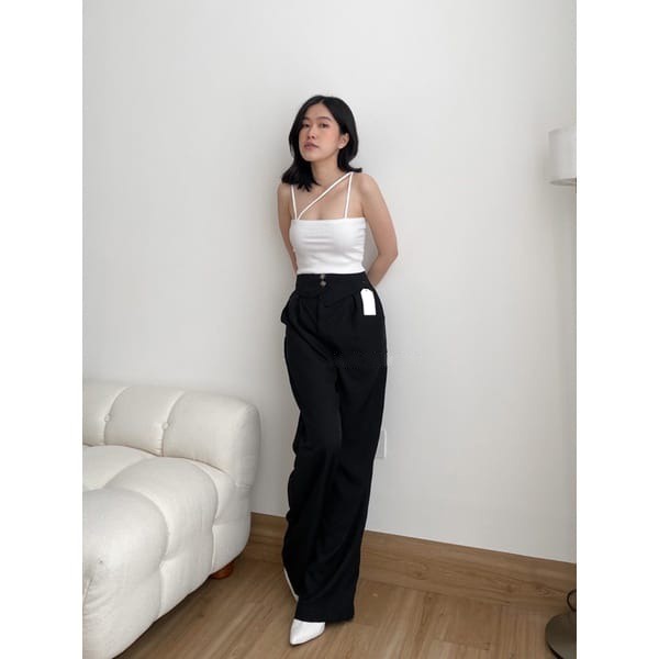 BEFAST - ZEC CELANA PANJANG WANITA SHAKIRA / Nojiya Pant Torino / Fashion kekinian Remaja ABG / Celana Kulot Terlaris / Termurah / Celana Kulot Panjang Hw Trendy / Pakaian Kerja Wanita Casual / Kulot Polos Formal / OOTD Styla Korean Wanita