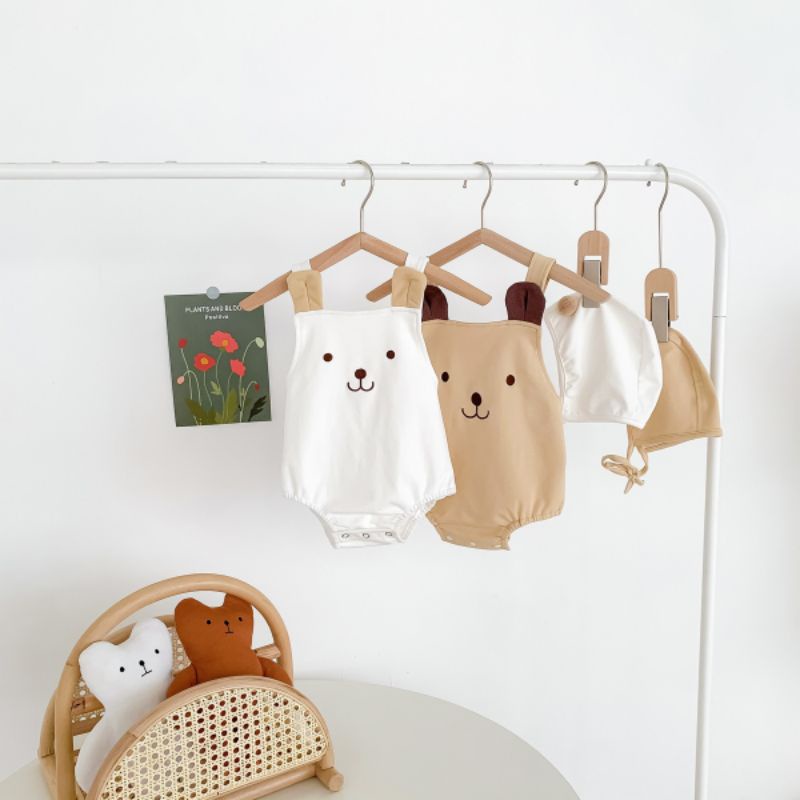 BABY K2 - Jumper Bear Coklat &amp; Putih Kode 00310