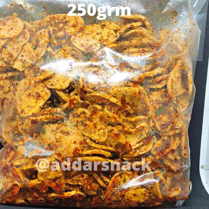 

EBR978 Keripik Basreng Bumbu Basah Daun Jeruk Halal Netto 250Grm |||