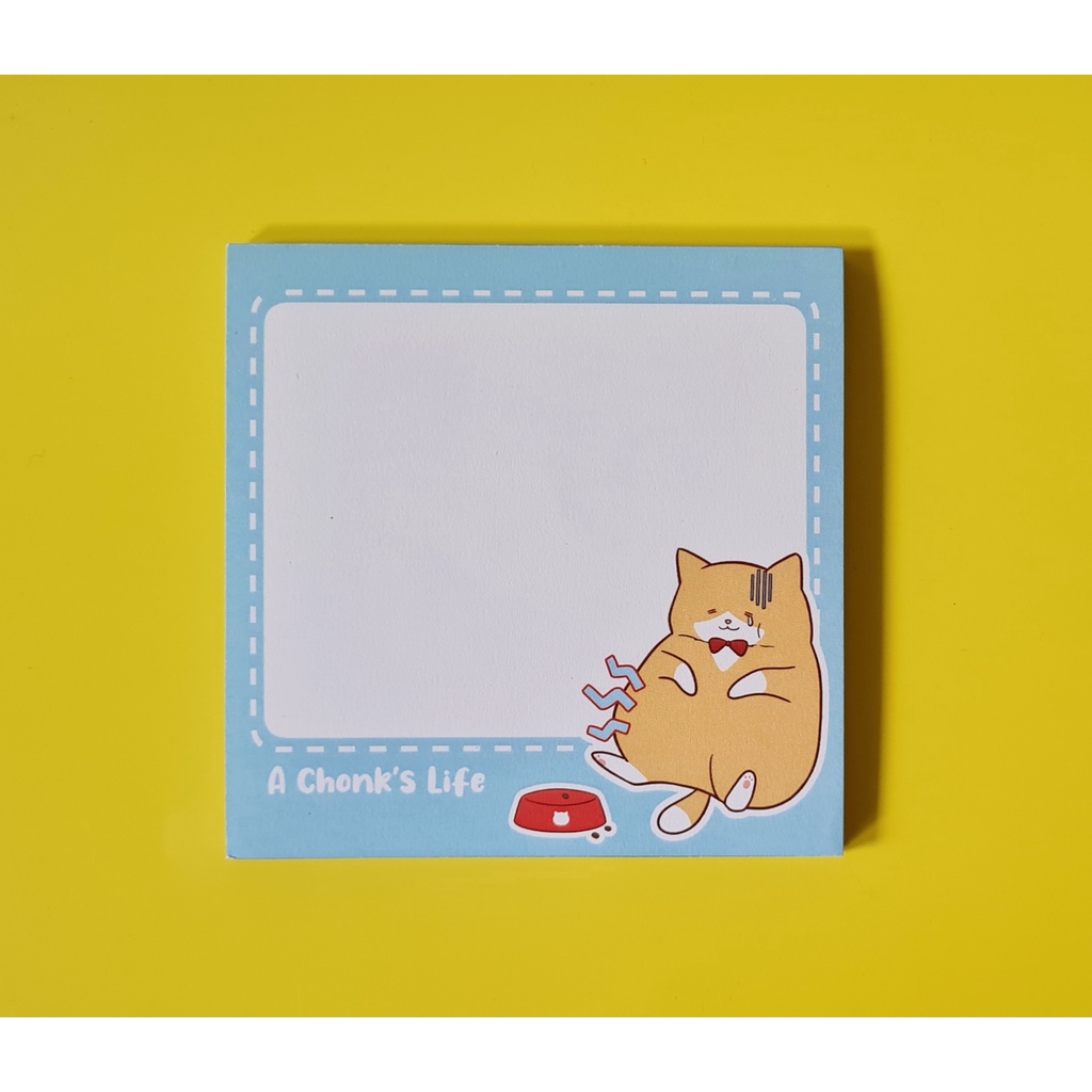 

Memopad WKK - Hungry Chonk Memopad Notepad Gambar Kucing