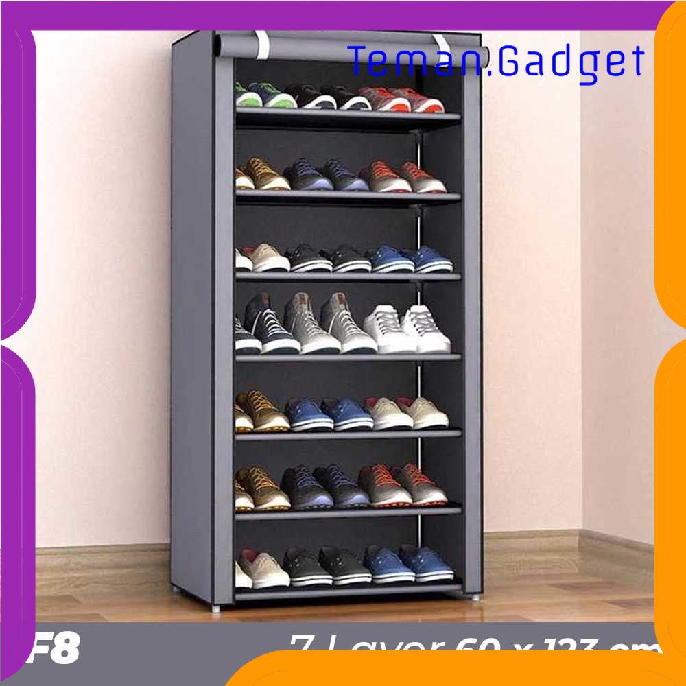 TG-RAK BKZ Rak Sepatu Sandal Multilayer Shoe Rack Cloth Storage - F8/F10