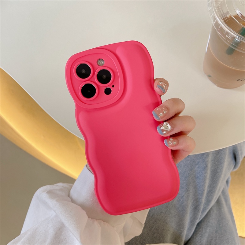 Soft Case Pelindung Lensa 3D Warna Permen Untuk iPhone 13 12 11 Pro Max X Xr Xs Max 7 8 Plus SE