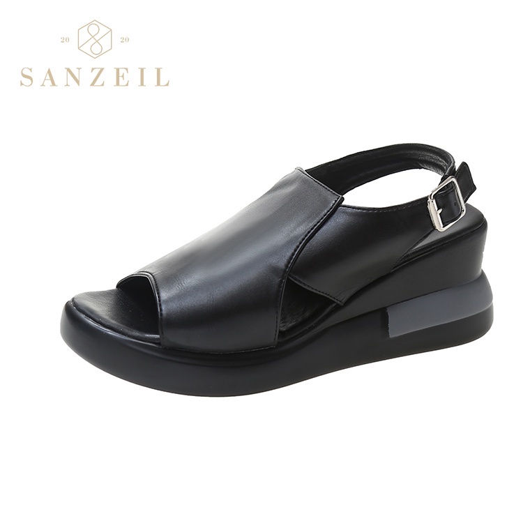 0012 Sanzeil Chloe - Sepatu Wedges Wanita Fashion Model  Terbaru