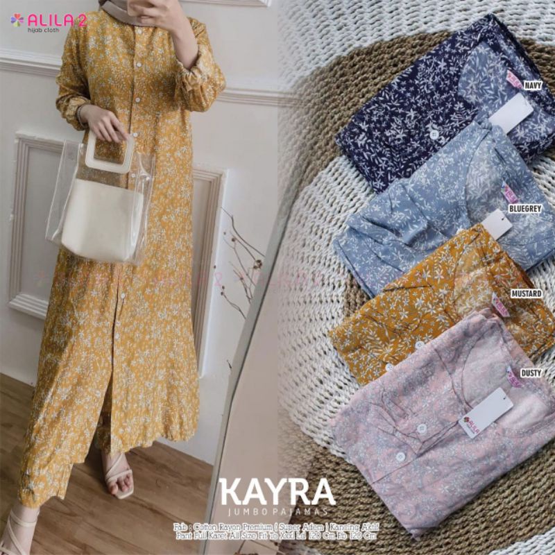 KAYRA JUMBO PAJAMAS ORI ALILA 2 | Cotton Rayon Premium