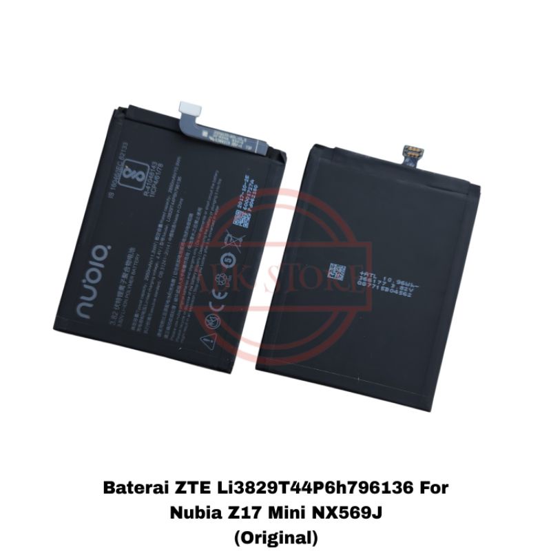 BATTERY NUBIA Z17 MINI ZTE LI3829T44P6H796136 ORIGINAL 100%