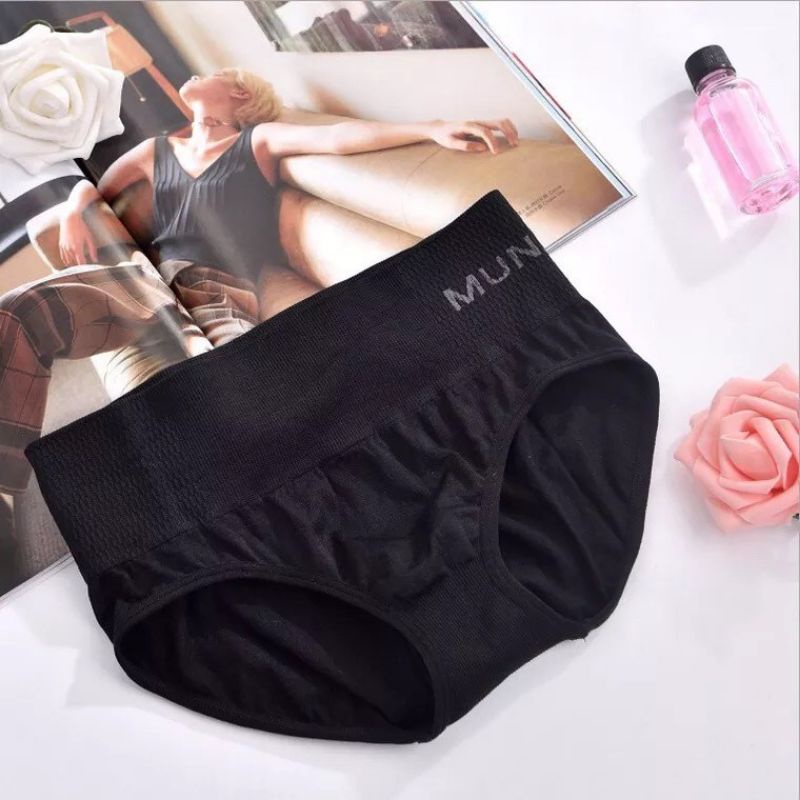 Munafie Celana Dalam Wanita Korset Midi Slim Pants CD  Underwear Katun Impor