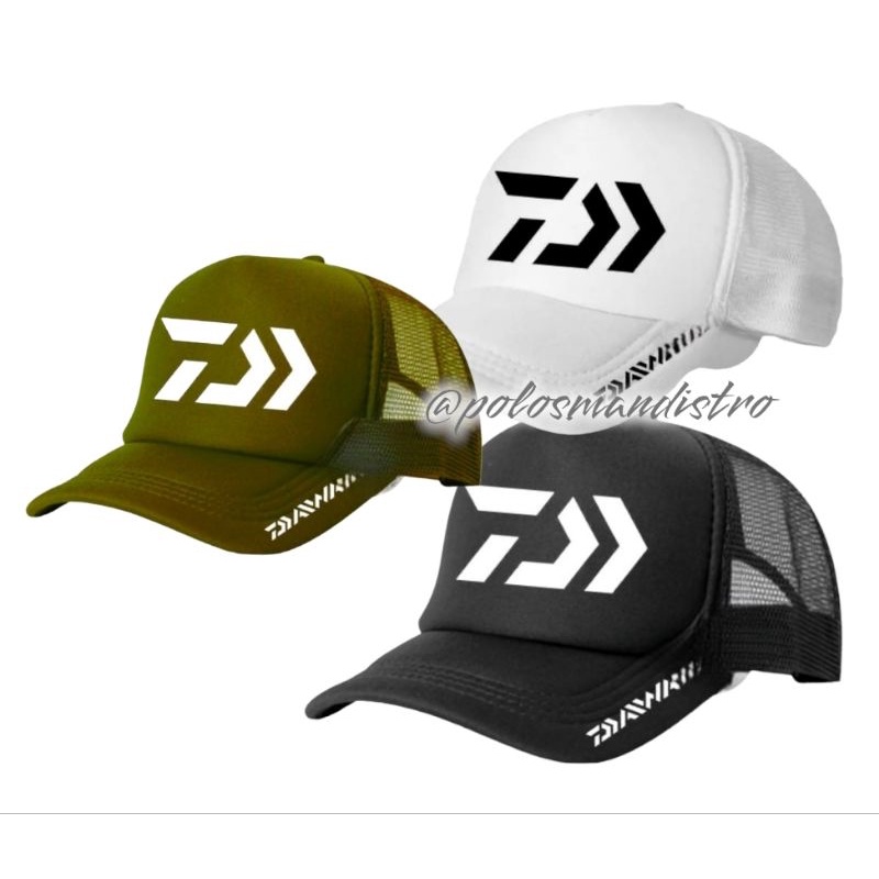 Topi Daiwa Trucker/Jaring - Topi Mancing Daiwa