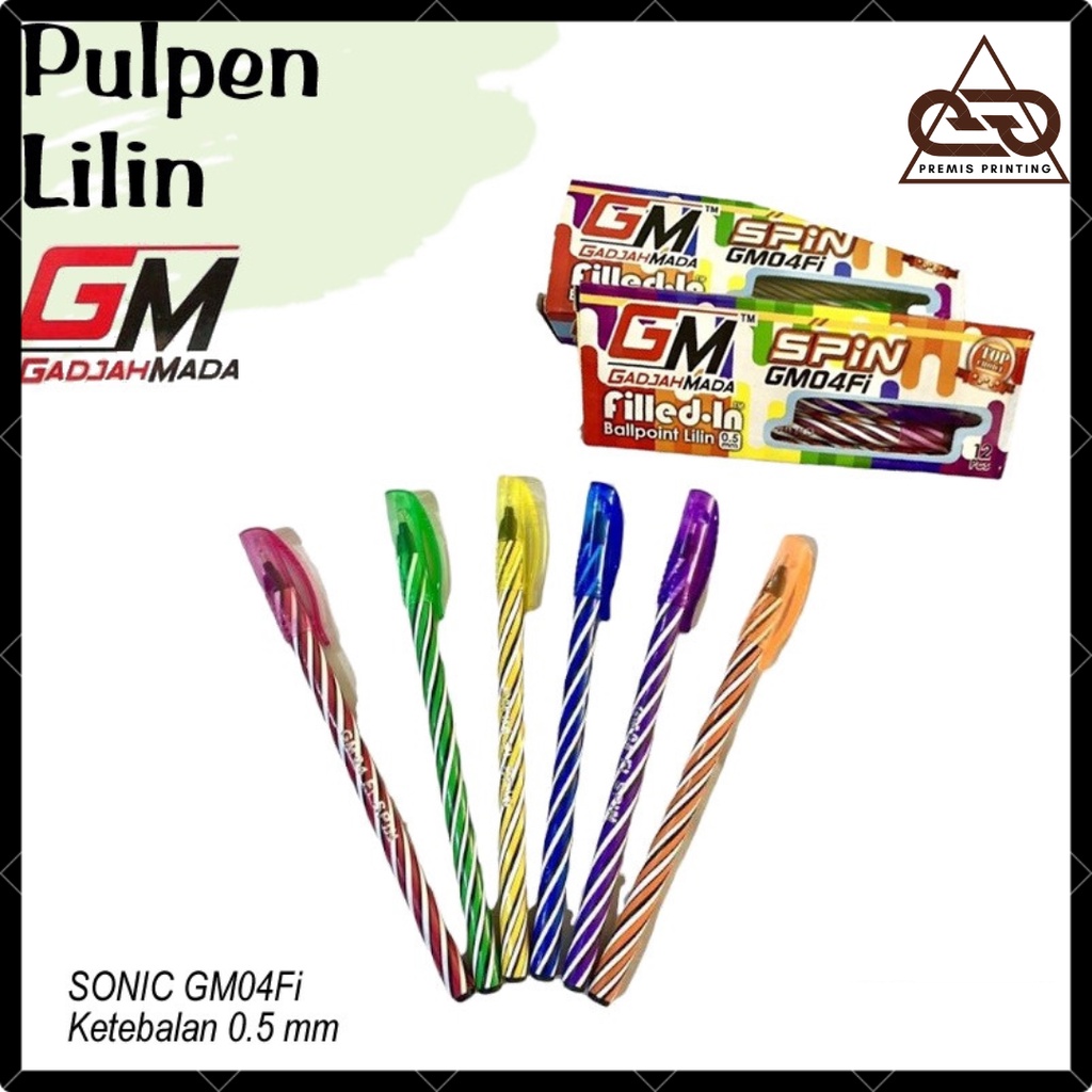 

Pulpen Lilin Pena Ulir Spin King GM04Fi Hitam (1 Pack) / Pulpen Lilin Kualitas Bagus