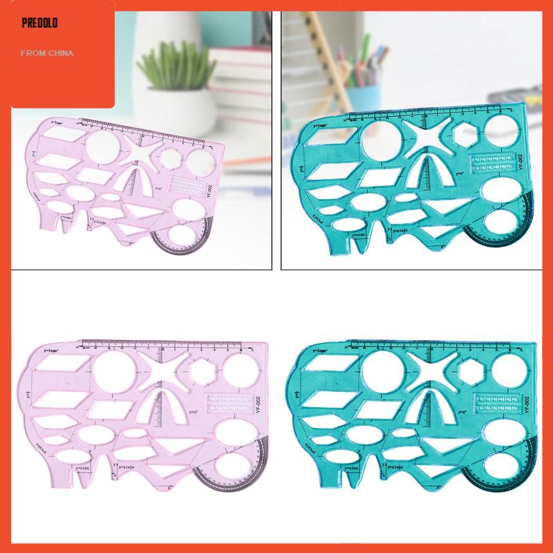 [Predolo] Penggaris Geometri Multifungsi Template Gambar Matematika Untuk Pengerjaan Kayu