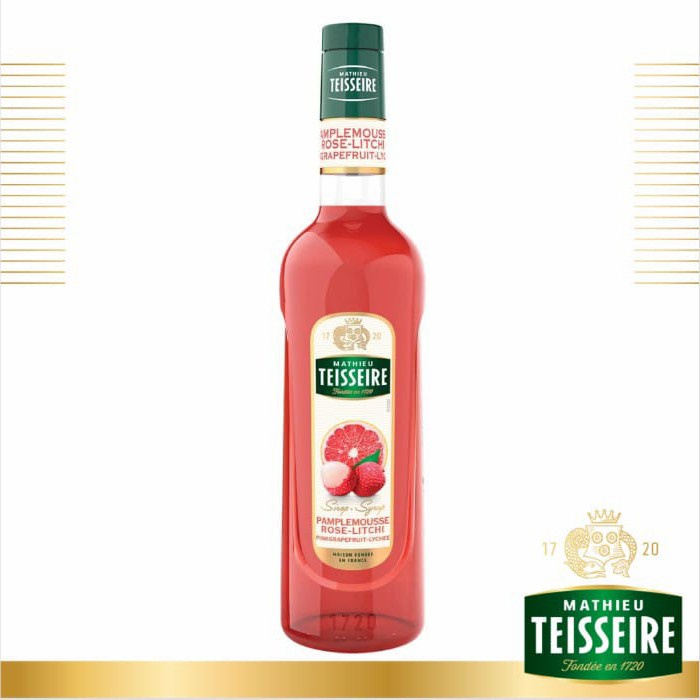 

TEISSEIRE SIRUP RASA PINK GRAPEFRUIT LYCHEE 700ML ( FRANCE'S NO.1 SYRU