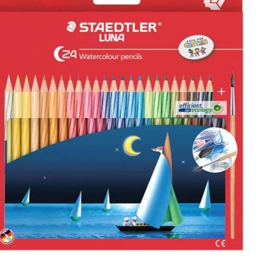 

Trend - Pensil Warna STAEDTLER Luna 24 Warna Watercolour Pencil Free Brush