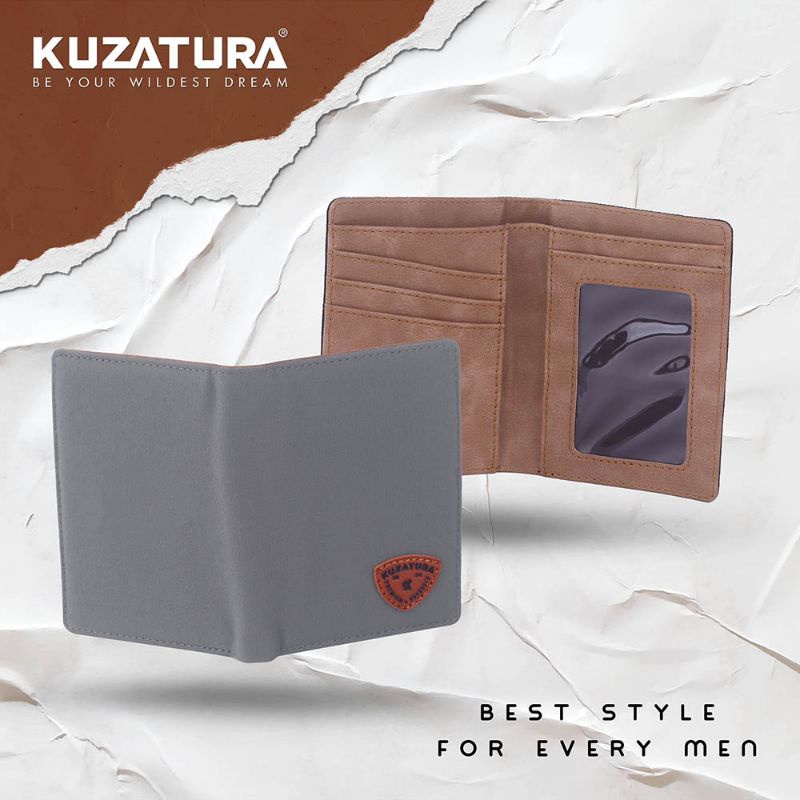 Dompet Lipat Pria Terbaru Bahan Canvas | Dompet Koin Wallet Tinggi Keren Distro