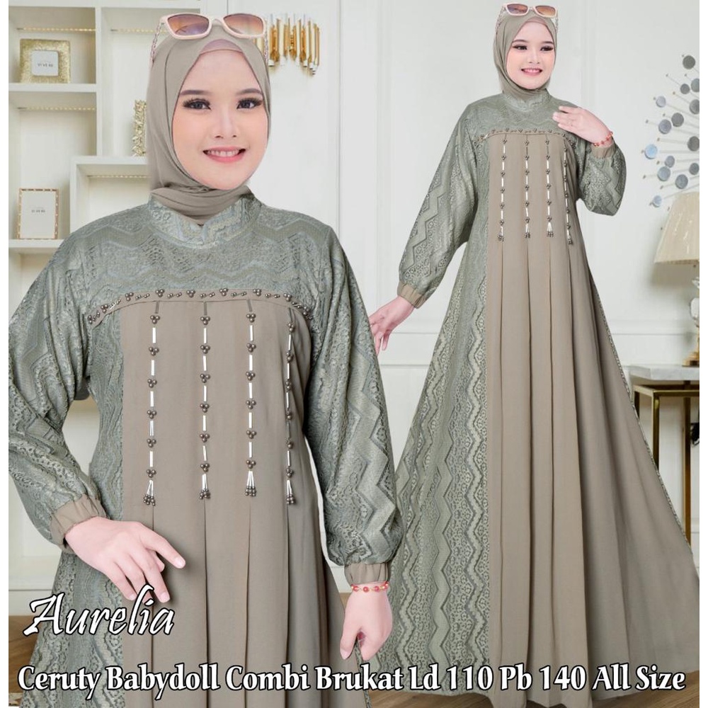 [ COD ]GAMIS AURELIA,, CERUTY BABY DOLL,DRES PESTA MEWAH, , NEW ARRIVAL,GAMIS KEKINIAN,  BRAND REALP