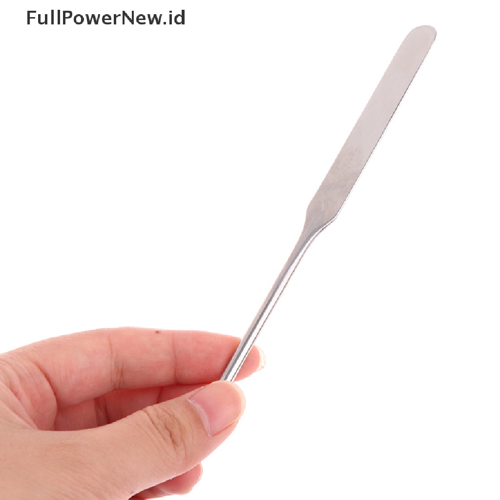 Power 1Pc Foundation Cair Stik Warna Makeup Stainless Steel Metal Stir Stick ID