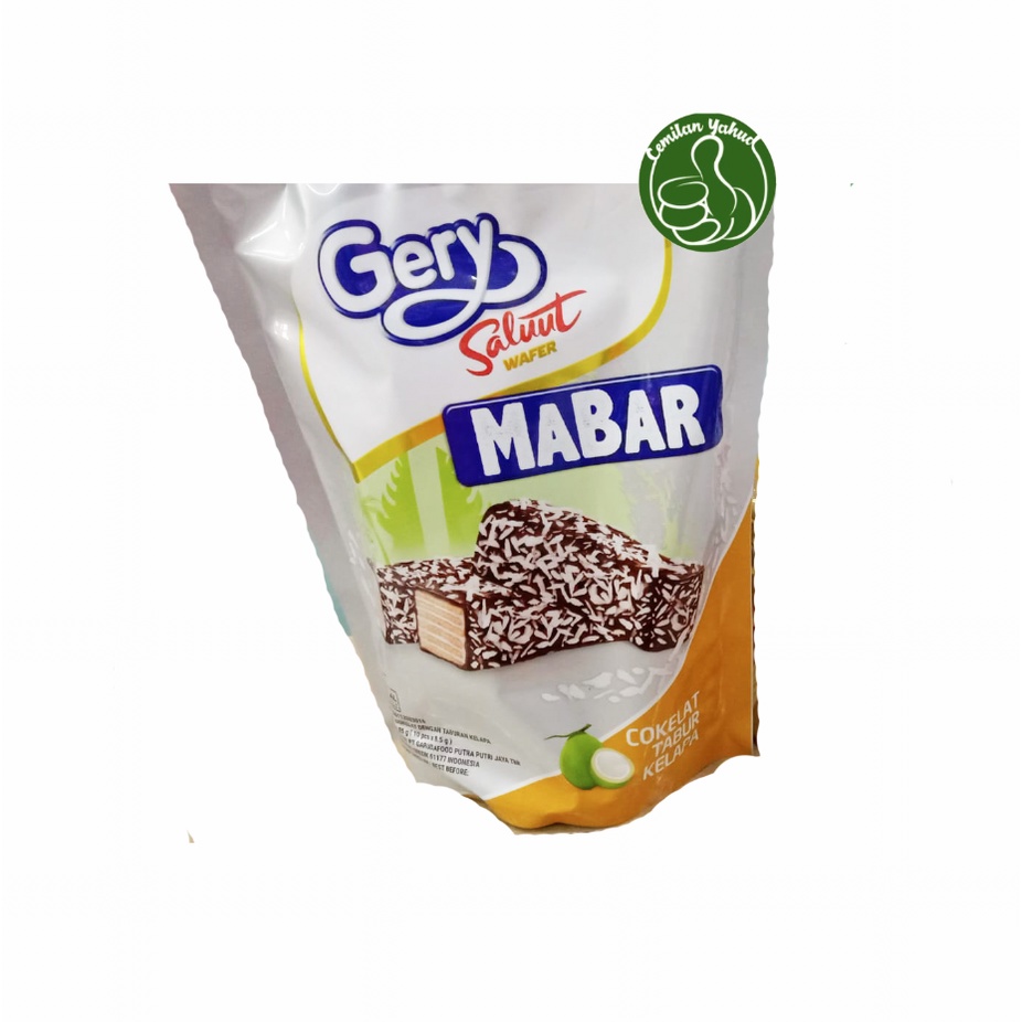 

Gery Saluut Mabar Wafer Chocolate Coconut Pouch 85gr