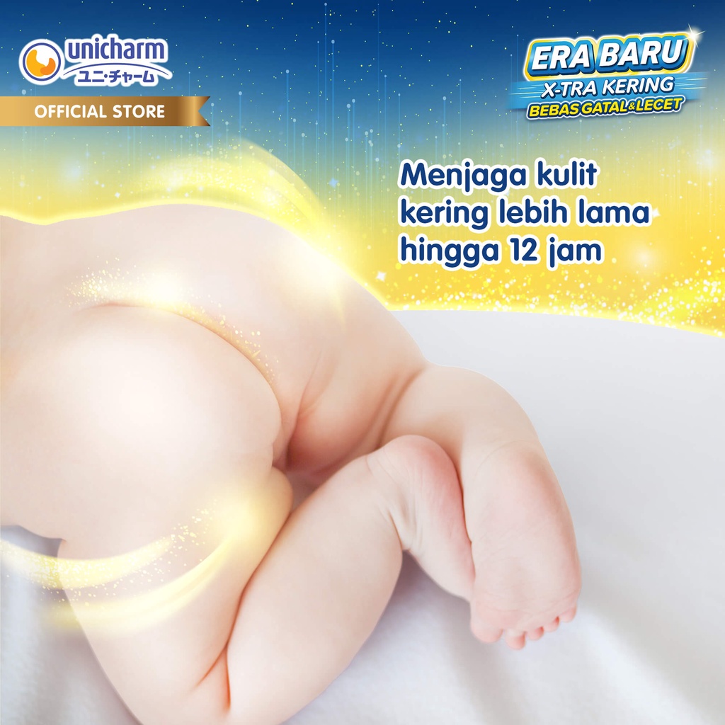 Kartonan MamyPoko Pants Popok Celana Bayi Pempers X-tra Kering 12 jam Ukuran S M L XL XXL