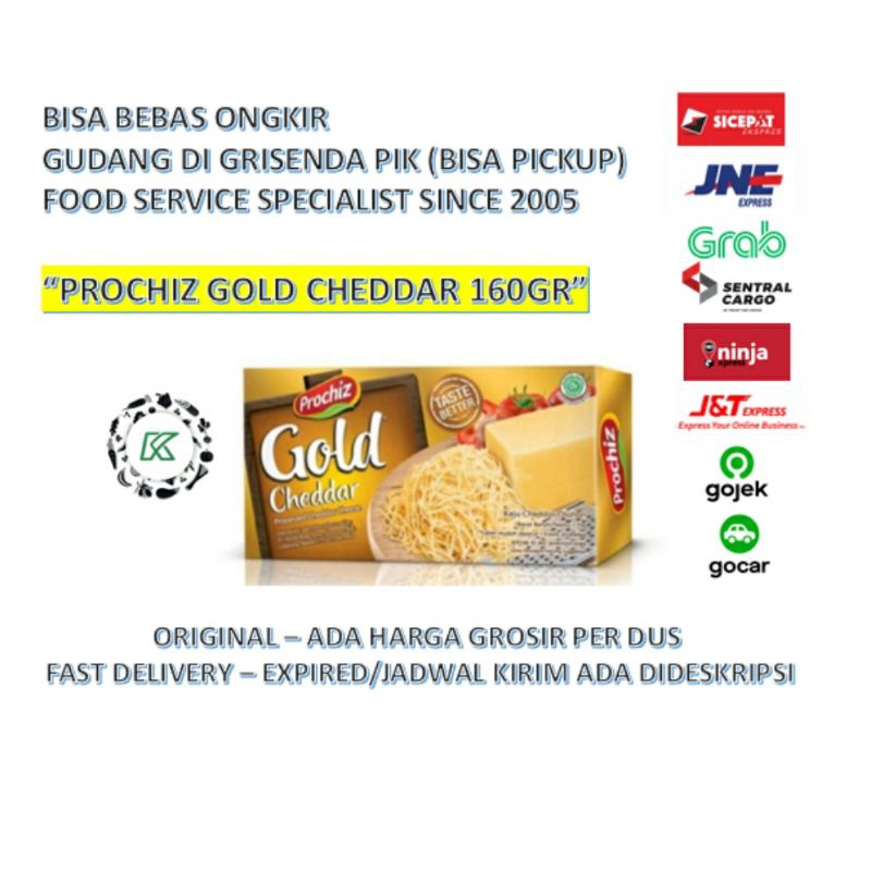 Keju Prochiz Gold Cheddar 160 gram